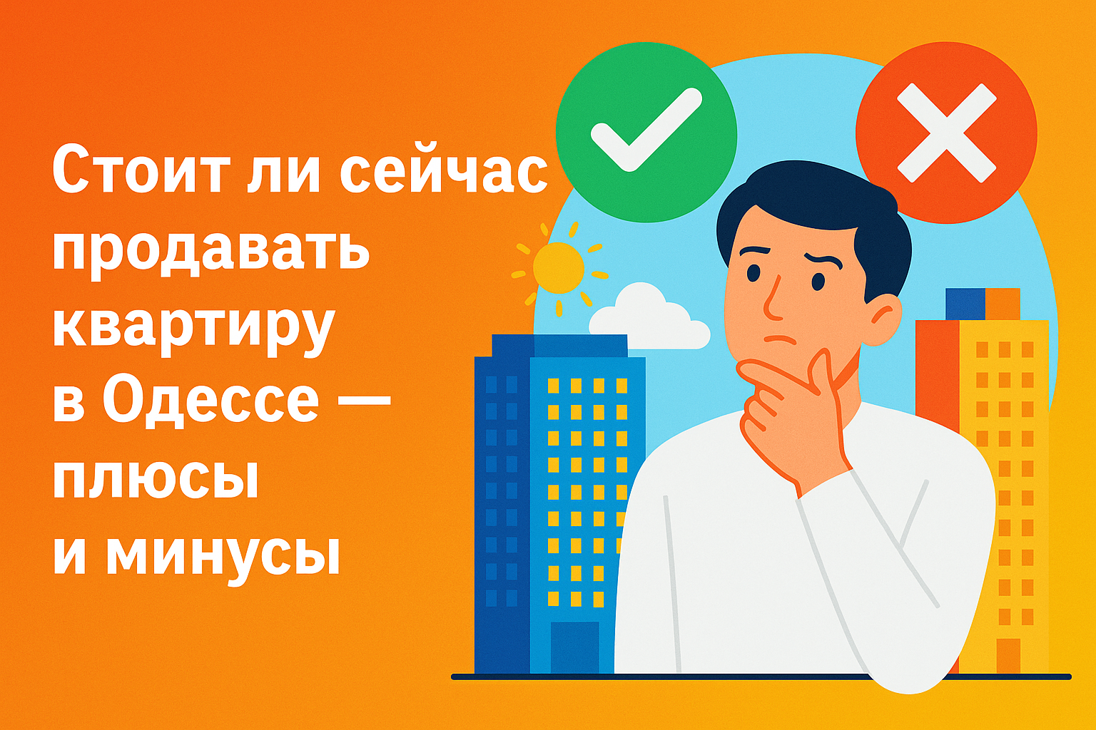Стоит ли сейчас продавать квартиру в Одессе — плюсы и минусы